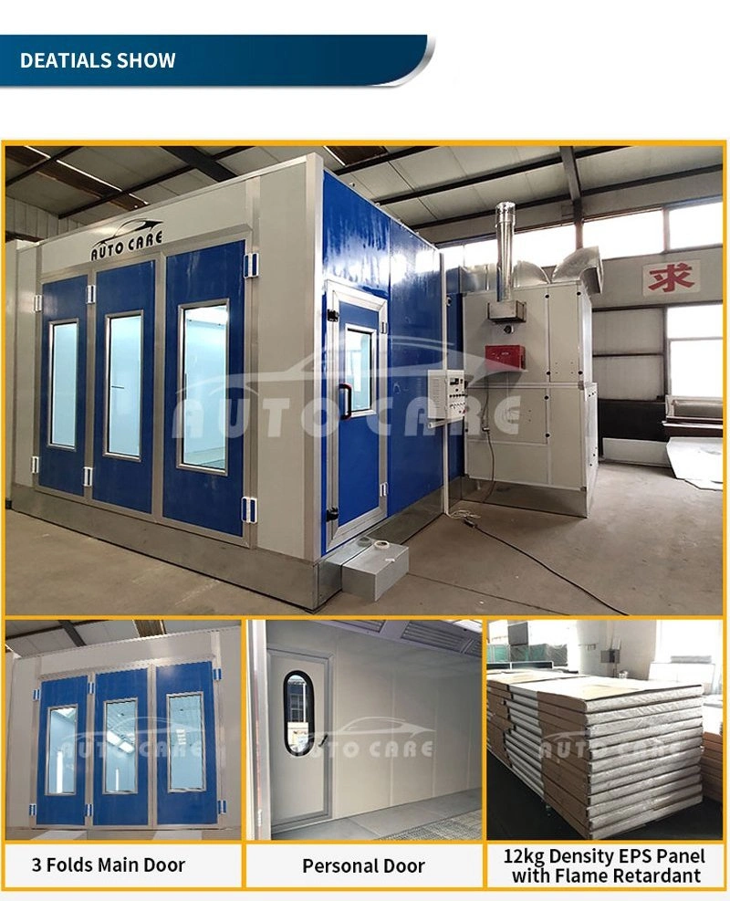 Paint Spray Booth Electrostatic Water Curtain Paint Spray Booth System with Drying Room for Car Wheel Rims Painting AC-6900
