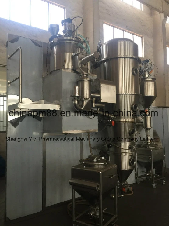 30kg Capacity Closed Fluid Bed Drying Granulating System