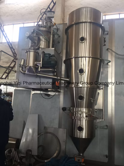 30kg Capacity Closed Fluid Bed Drying Granulating System